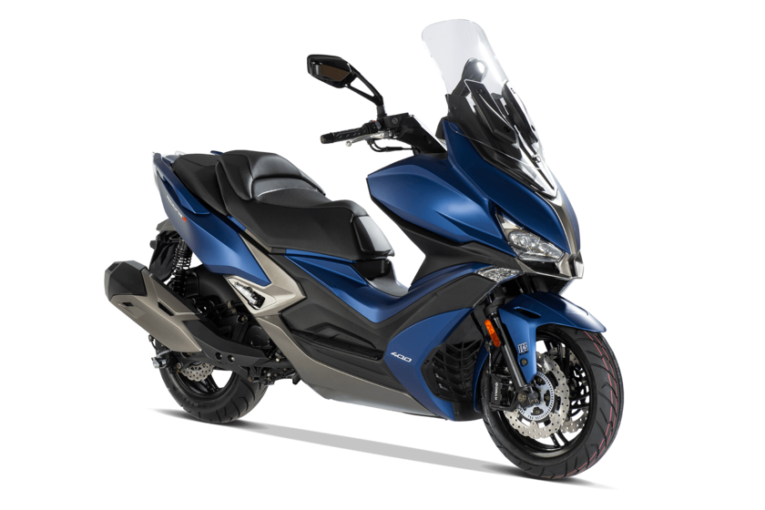 Motorroller 400ccm - KYMCO XCITING S 400i TCS in blau matt | Ansicht 2