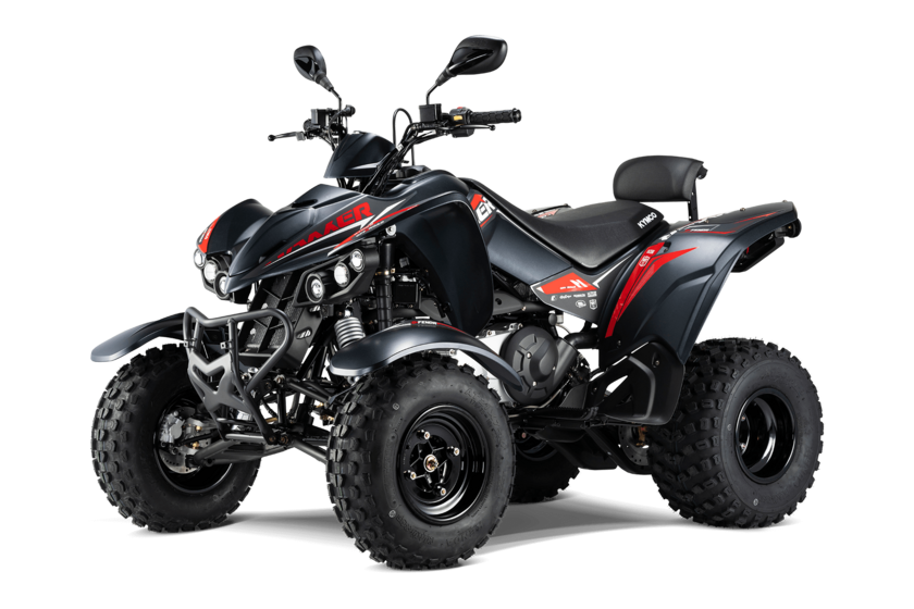 Quad 300ccm - KYMCO MAXXER 300 T OFFROAD LOF in schwarz/rot | Ansicht 4
