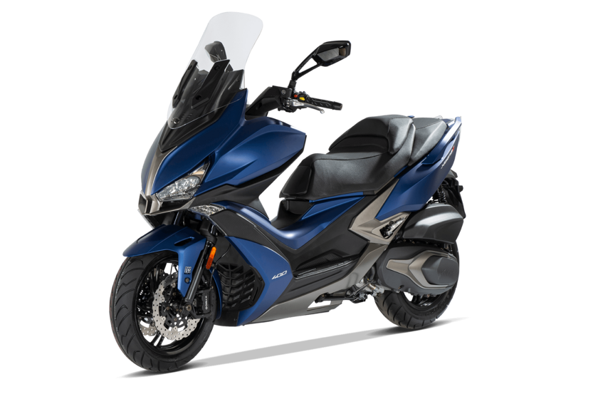 Motorroller 400ccm - KYMCO XCITING S 400i TCS in blau matt | Ansicht 4