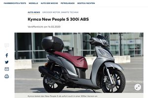 PS WELT: KYMCO NEW PEOPLE S 300i ABS