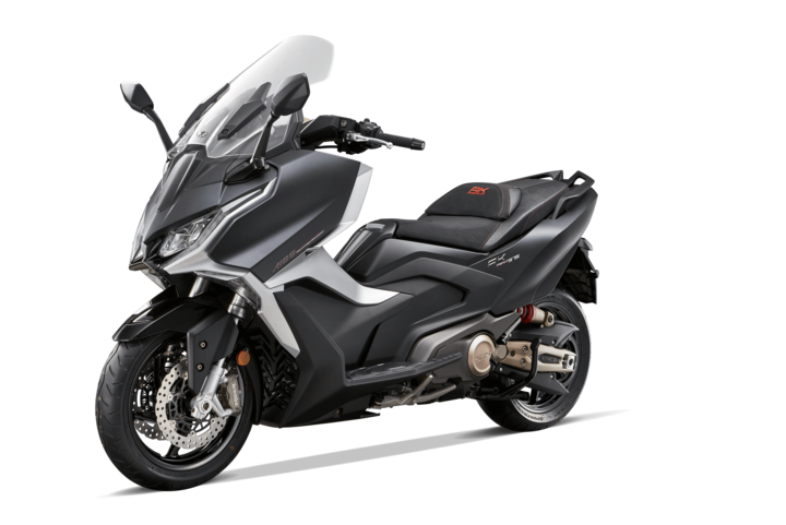 Motorroller 575 ccm - KYMCO AK 575i ABS PREMIUM in dark gray metallic matt | Ansicht 4