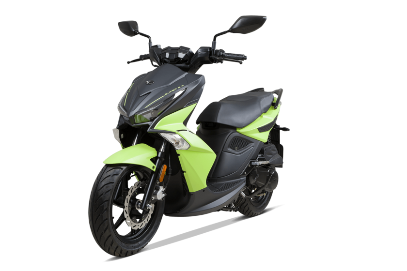 Motorroller 50 ccm - KYMCO SUPER 8 R 50 in apple green | Ansicht 4