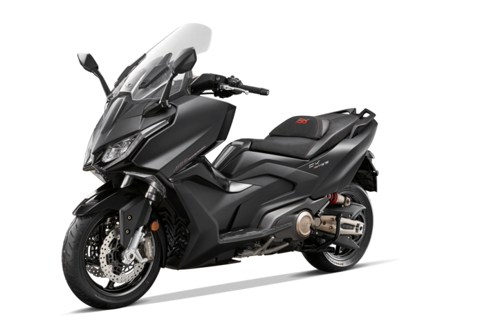 Motorroller 575 ccm - KYMCO AK 575i ABS PREMIUM in schwarz matt | Ansicht 4