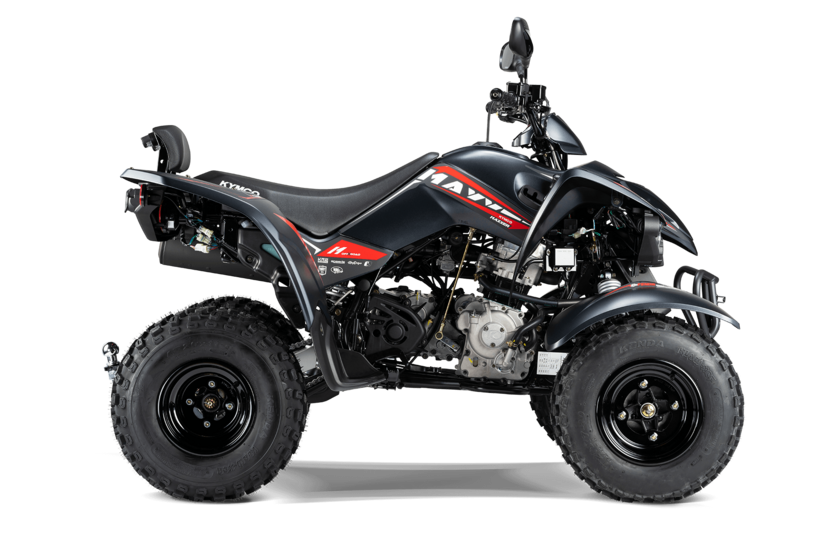 Quad 300ccm - KYMCO MAXXER 300 T OFFROAD LOF in schwarz/rot | Ansicht 1