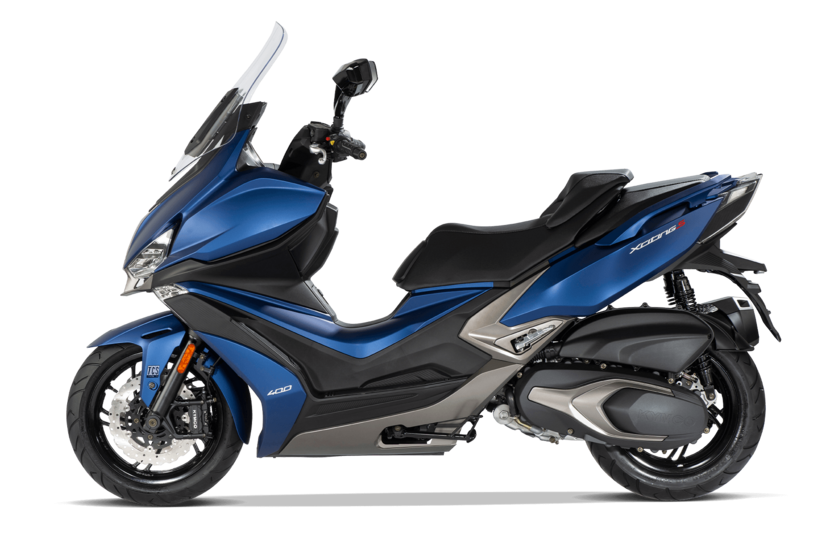 Motorroller 400ccm - KYMCO XCITING S 400i TCS in blau matt | Ansicht 5