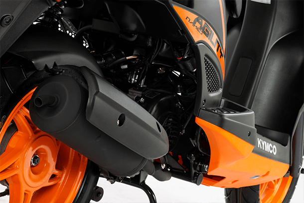 Motorroller 50ccm - Kymco Agility RS Naked 50 4T | Auspuffanlage